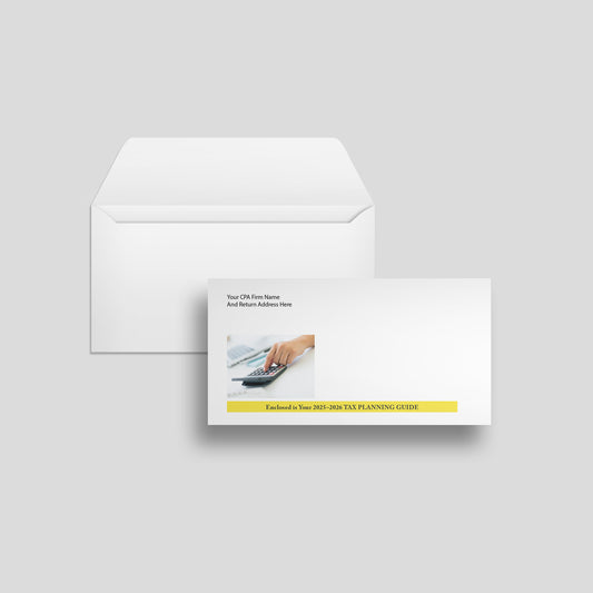 #10 Envelope For Small Tax Planning Guide
