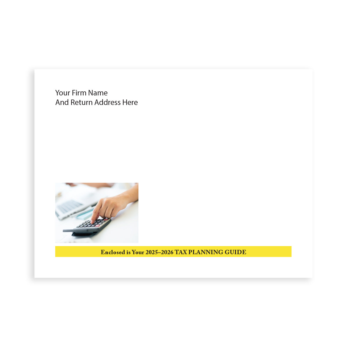 9x12 Envelope For Large Tax Planning Guide