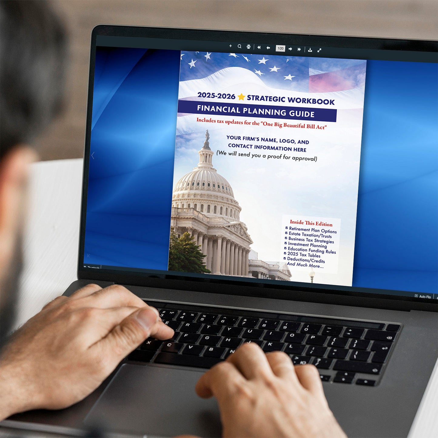 Financial Planning Guides “Page Turning” PDFs Without Printed Guides