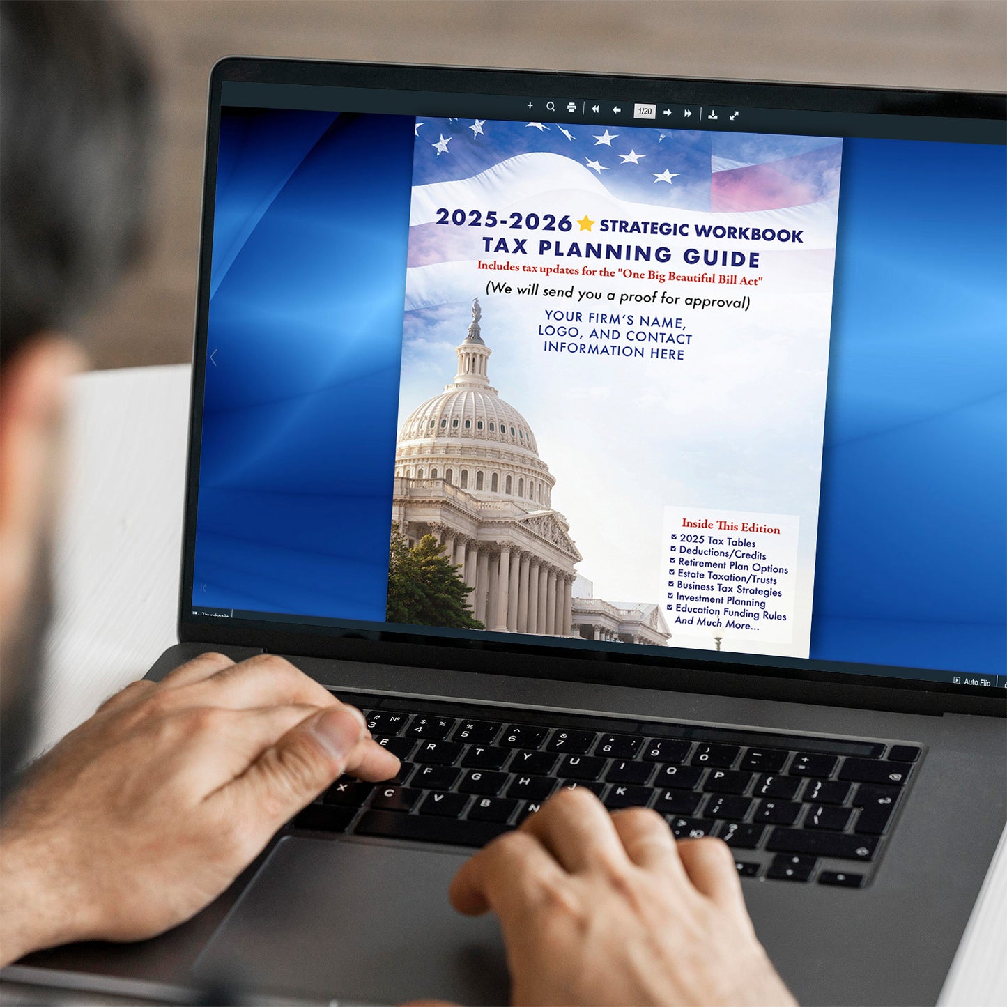 Tax Planning Guide “Page Turning” PDFs Without Printed Guides