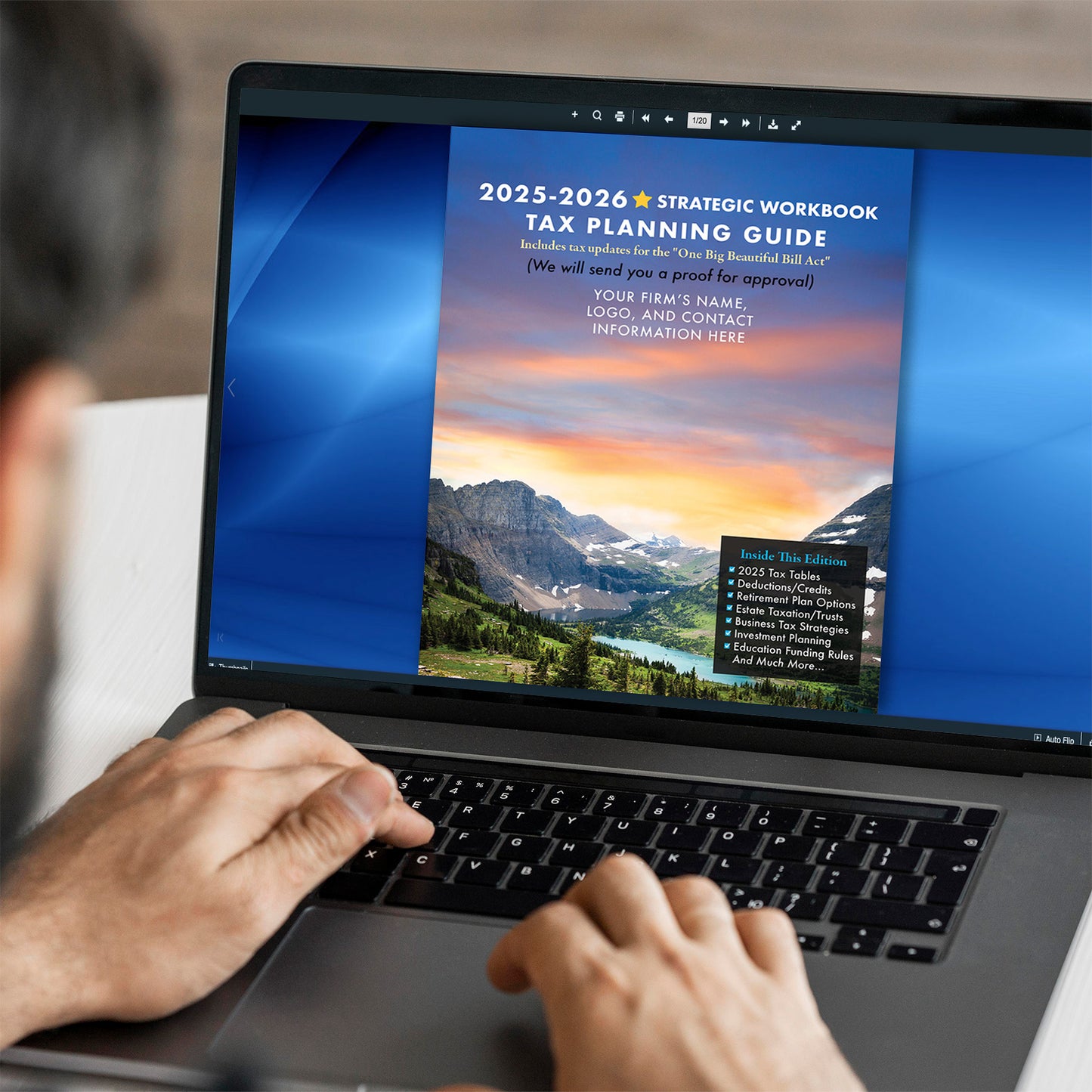 Tax Planning Guide “Page Turning” PDFs Without Printed Guides