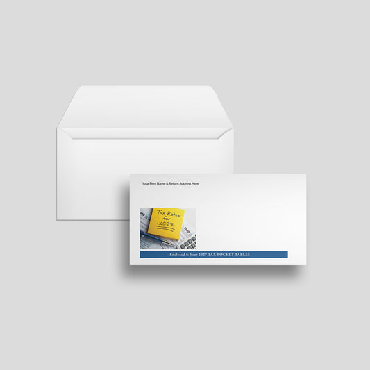 #10 Envelope For Tax Pocket Tables