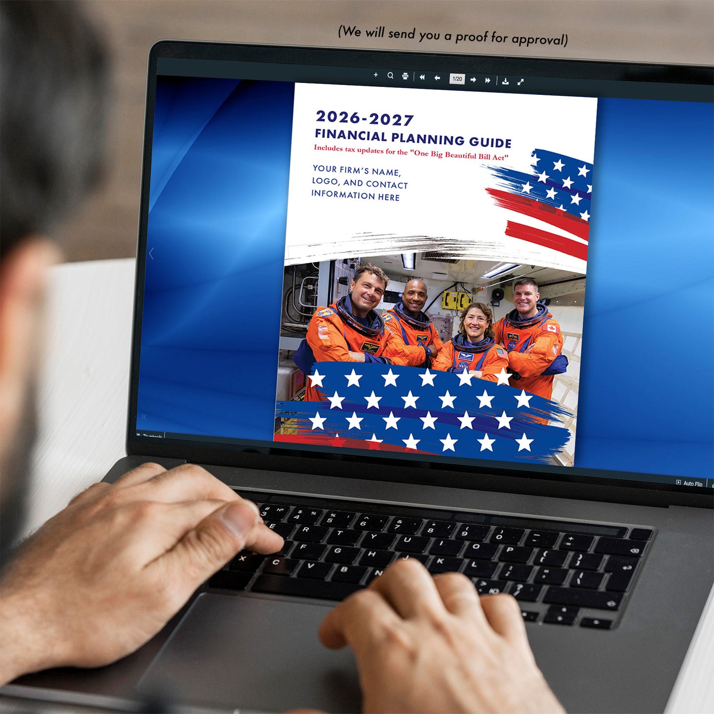 Financial Planning Guides “Page Turning” PDFs Without Printed Guides