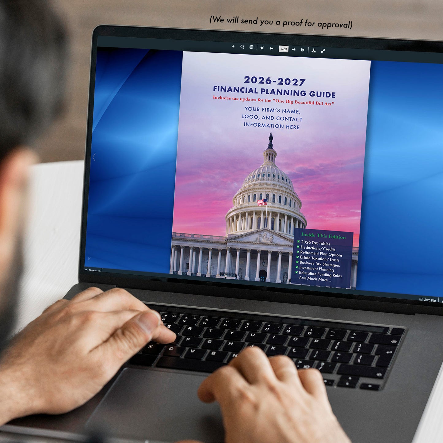 Financial Planning Guides “Page Turning” PDFs Without Printed Guides
