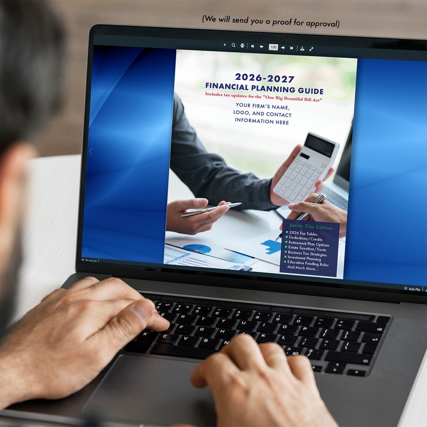 Financial Planning Guides “Page Turning” PDFs Without Printed Guides