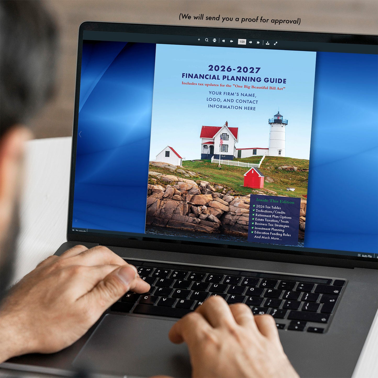 Financial Planning Guides “Page Turning” PDFs Without Printed Guides