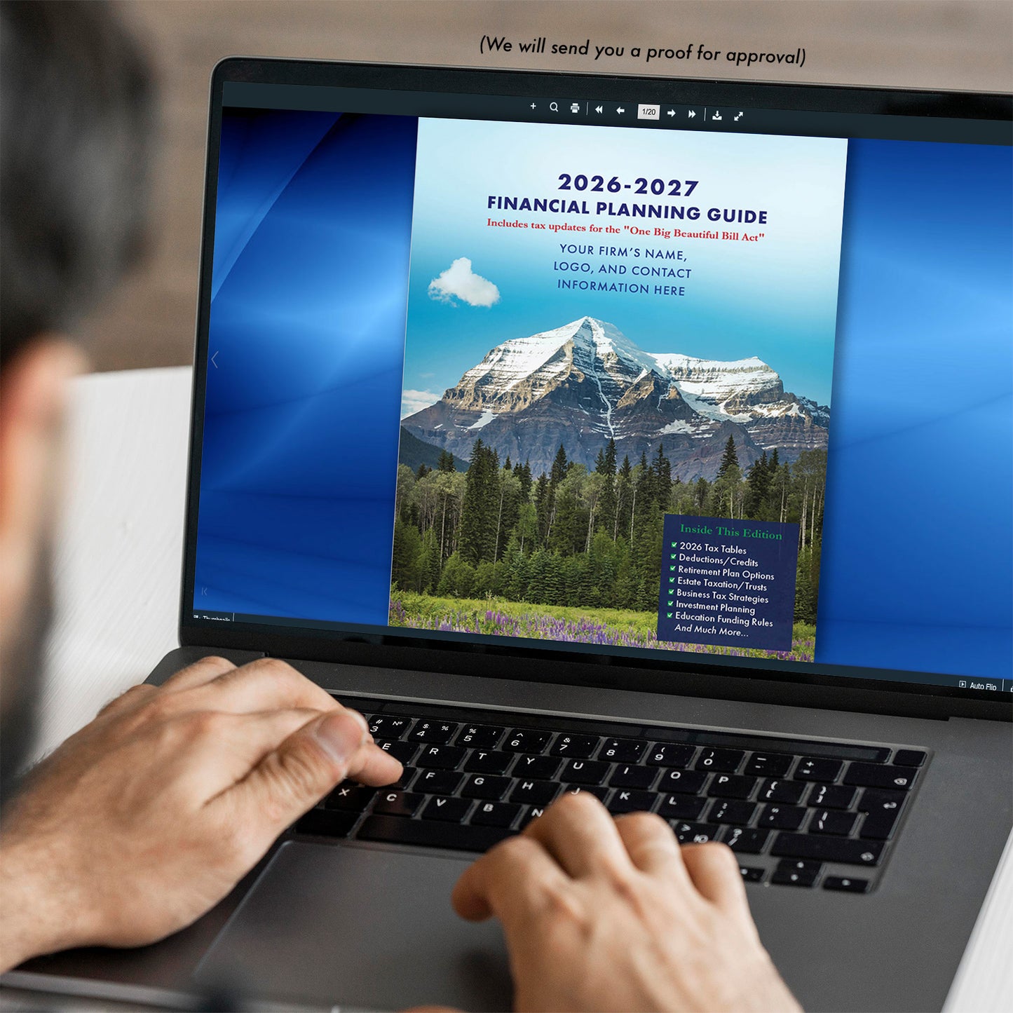 Financial Planning Guides “Page Turning” PDFs Without Printed Guides
