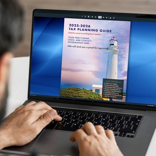 Tax Planning Guide “Page Turning” PDFs Without Printed Guides